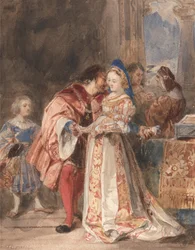 Portia en Bassanio