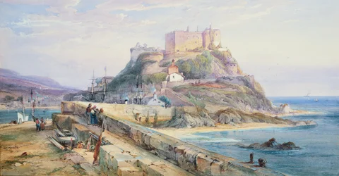 Mont Orgueil Kasteel, Gorey, Jersey, 1876