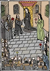 Huwelijksverdrag tussen Karel V en prinses Mary Tudor, ca. 1508