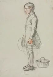 Studie voor Country Cousins, ca. 1847-1848
