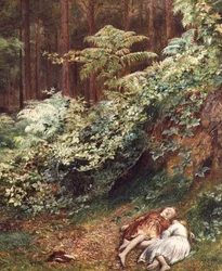 De kinderen in het bos-ochtend