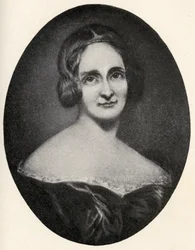Mary Wollstonecraft Shelley (1797-1851) illustratie uit 