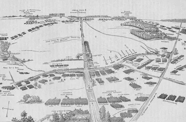 Het veld van Waterloo op de ochtend van de slag, zondag 18 juni 1815, 1902