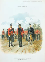 The Highland Light Infantry, uit de bijlage van de Art and Navy Gazette, 7 december 1895