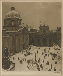 Der Kreuzherrenplatz in Praag
