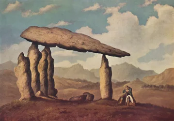 Megalithisch graf bij Pentre Ifan, Pembrokeshire, 1835, 1946