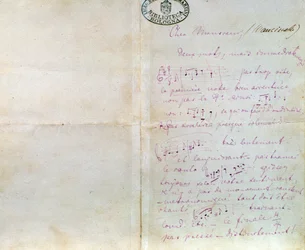 Handgeschreven brief van Richard Wagner aan Luigi Mancinelli, 10 december