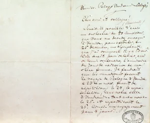 Handgeschreven brief van Richard Wagner aan Luigi Mancinelli, 10 december