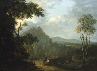 Kasteel Dinas Bran, nabij Llangollen II, c.1770