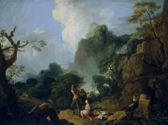 ‘Landschap met bandieten: de moord’, 1723-1782