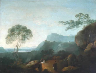 Landschap met figuren