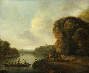 Aan de oevers van de rivier