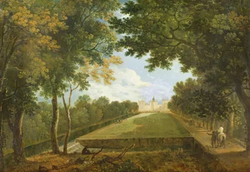 Wilton House, oostaanzicht met de oude ingang