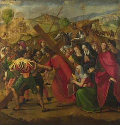 De processie naar Calvarie, ca. 1505