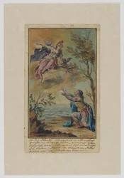 Mentor neemt afscheid van Telemachus (Telemachus-reeks)