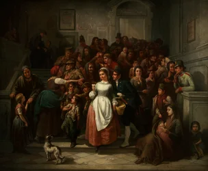 Na de loterijtrekking, 1859