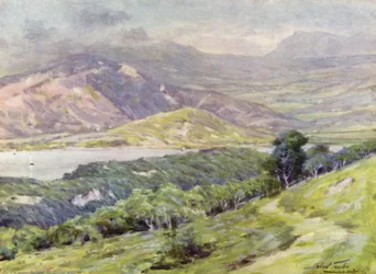 Duffws Mountain in mist