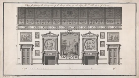 Headfort House, Eetkamer, Schouwzijde