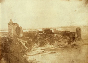 Afdruk van St. Andrews Kasteel in Fife, Schotland. Van J. Paul Getty Museum