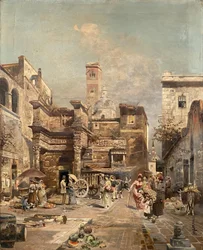 Een Romeins straatbeeld