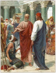 In de naam van Jezus Christus van Nazareth, sta op en wandel.