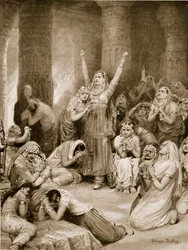 De Rajput ceremonie van Jauhar (holocaust)