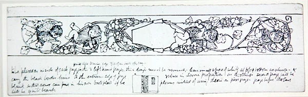 Ontwerp voor schutbladen, c.1895