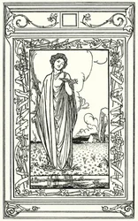 Illustratie voor Gedichten van John Keats (litho)