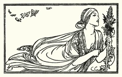 Illustratie voor Gedichten van John Keats: Slaap en Poëzie