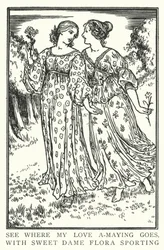 Zie waar mijn liefde gaat, met lieve dame Flora sportend