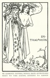 Geleerde zusters, die vaak anderen hebben geholpen te versieren