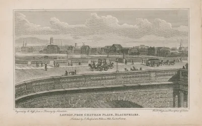 Londen, vanaf Chatham Place, Blackfriars