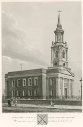 Noordwestelijke aanzicht van St. Paul