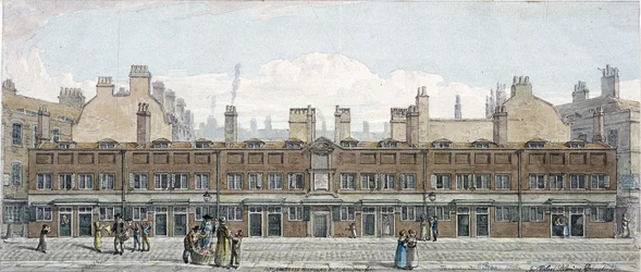 Monkwell Street, Londen, 1818