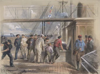 Nieuws ontvangen via de Atlantische kabel uit alle delen van de wereld, 1866