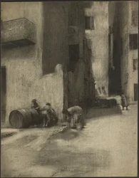 Straathoek in Menton