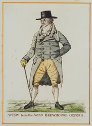 Een uitzicht vanaf de Swan Brewhouse, Oxford