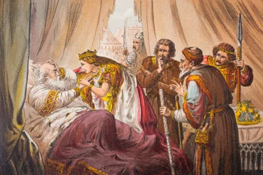Cordelia spreekt in King Lear, Act IV, Scene VII, 