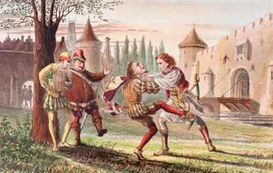 Sebastian spreekt in Twelfth Night, Act IV, Scene I, 