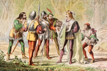 Speed spreekt in The Two Gentlemen of Verona, 