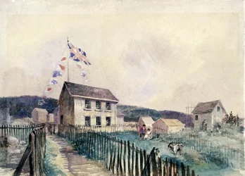 Telegraafstation bij Heart