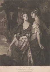 Zusters, nadenkend over sterfelijkheid