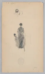Figuren in een menigte