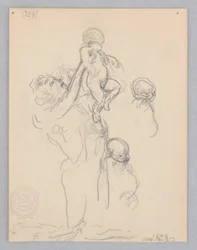 Studie voor een dansende vrouw, "Moods to Music," Mendelssohn Glee Club, New York, NY