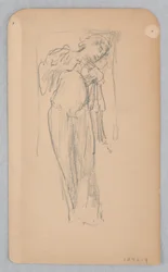Studie voor een dansende vrouw, "Moods to Music," Mendelssohn Glee Club, New York, NY