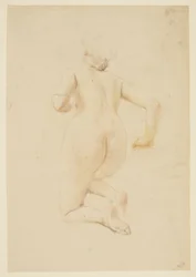 Studie voor een knielende vrouw, "Vintage Festival," Mendelssohn Glee Club, New York, NY