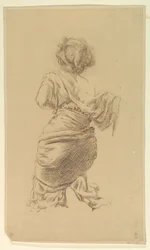 Studie voor een knielende vrouw, "Vintage Festival," Mendelssohn Glee Club, New York, NY