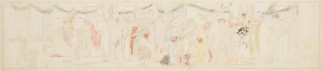 Studie voor een processie, 