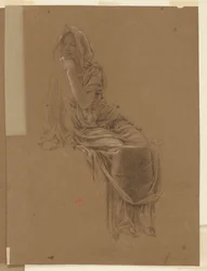 Studie voor een zittende vrouw, "Vintage Festival," Mendelssohn Glee Club, New York, NY