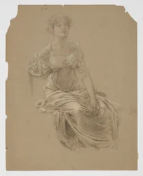 Studie voor Vrouw, “Oogstfeest,” Mendelssohn Glee Club, New York, NY